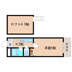 新清水駅 バス27分  三保ふれあい広場下車：停歩10分 1階の物件間取画像